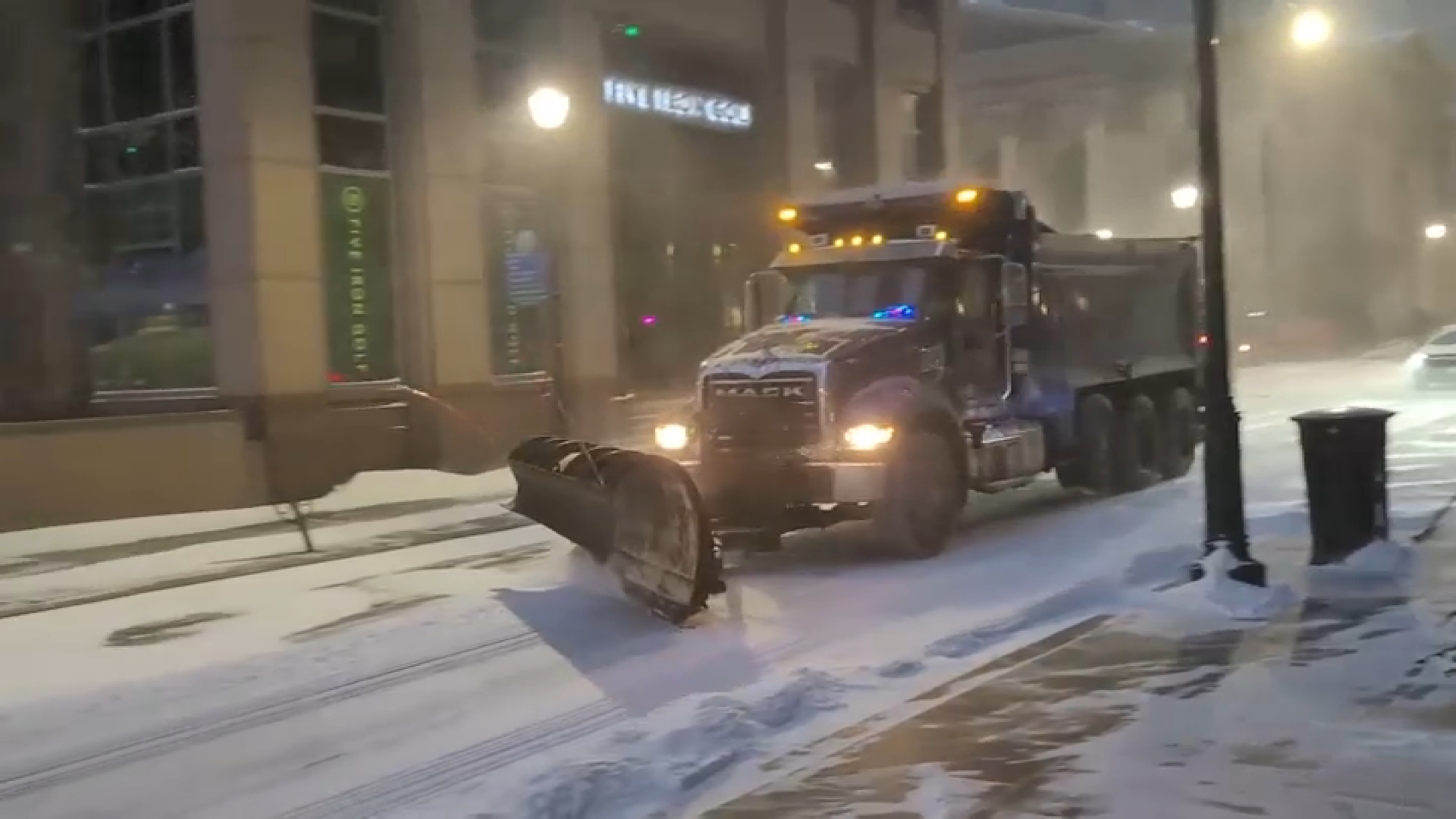 Snowfall totals for Sunday