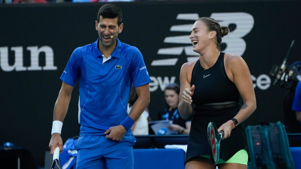 Novak Djokovic reacts to Aryna Sabalenka breaking his grand slam record: I