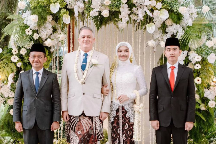 – Tina Talisa Nikahi Karl Hutchinson, Gibran dan Bahlil Hadir