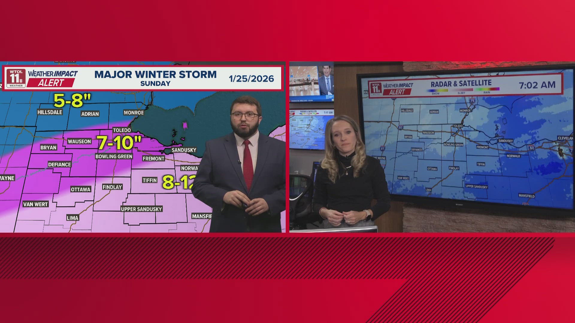 Weather impact alert day: Road conditions, updated snowfall totals and ...