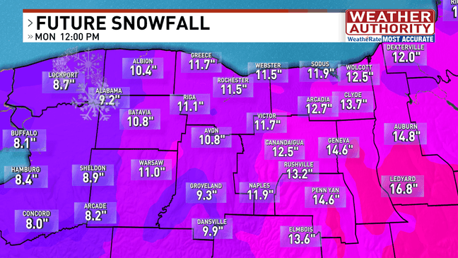 Winter storm update for WNY