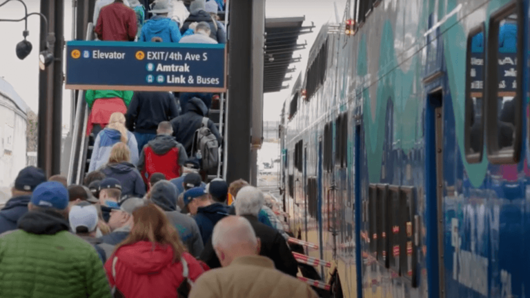 Seahawks fans score big with expanded Sounder train service for NFC ...