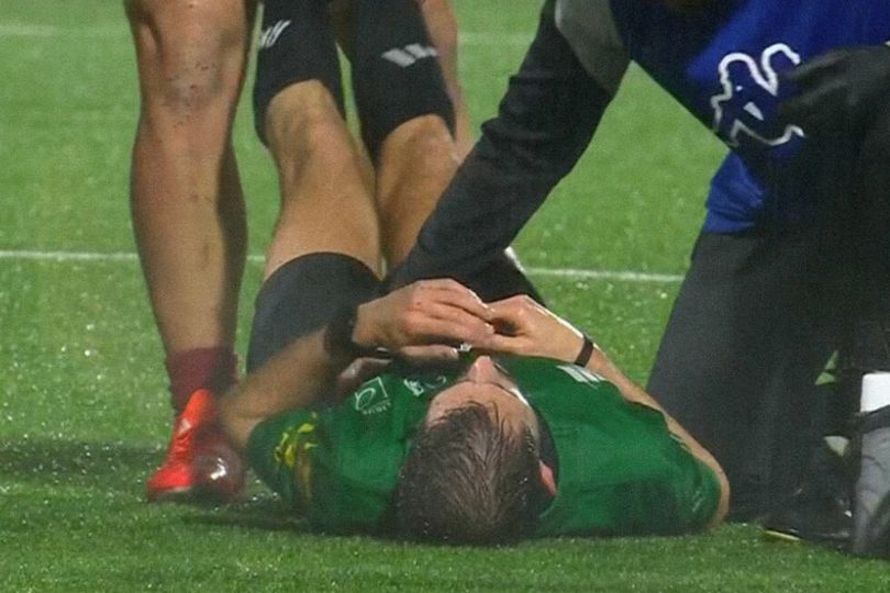 George North makes 'crazy' rugby return as ref knocked out amid ...