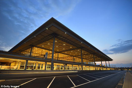 The man, identified only as 36-year-old Mohammad S., was arrested late on Friday evening at Berlin's Brandenburg Airport (File image)