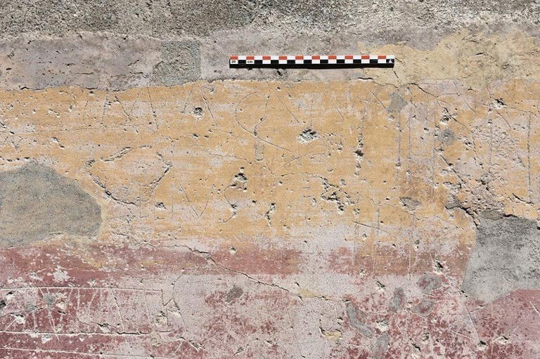 Ancient Roman graffiti in Pompeii shows risqué messages and crude ...