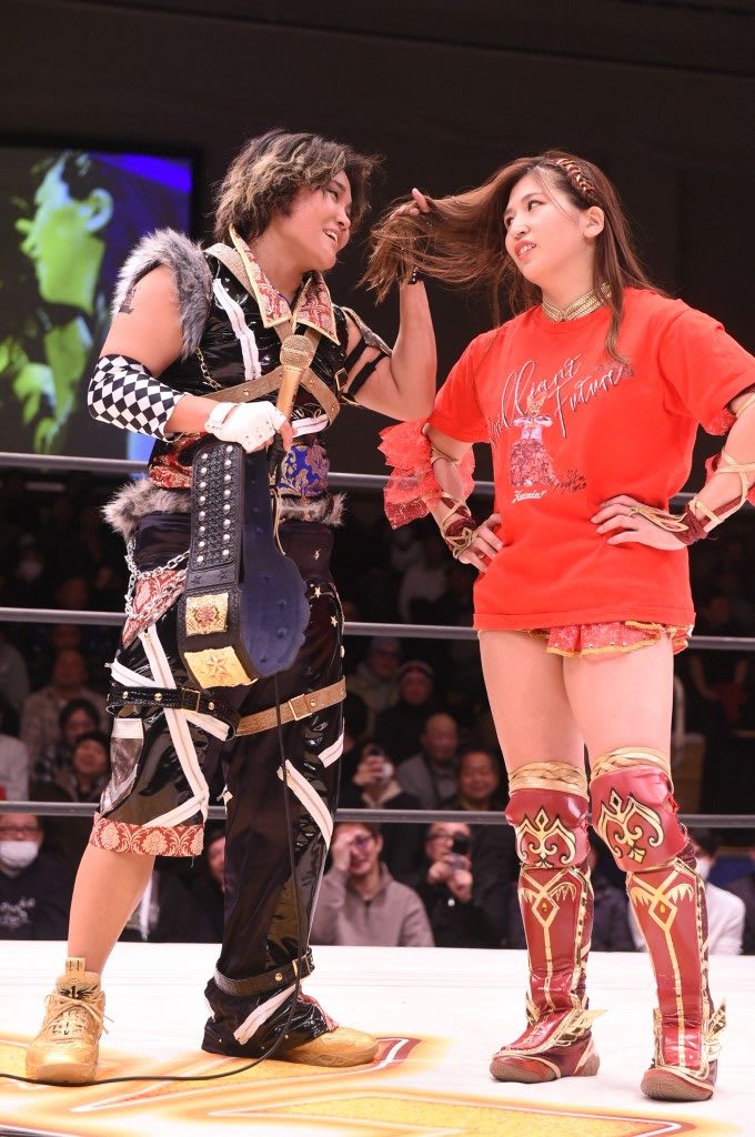 マリーゴールド】CHIAKI＆松井珠紗がツインスター王座V4成功も…青野