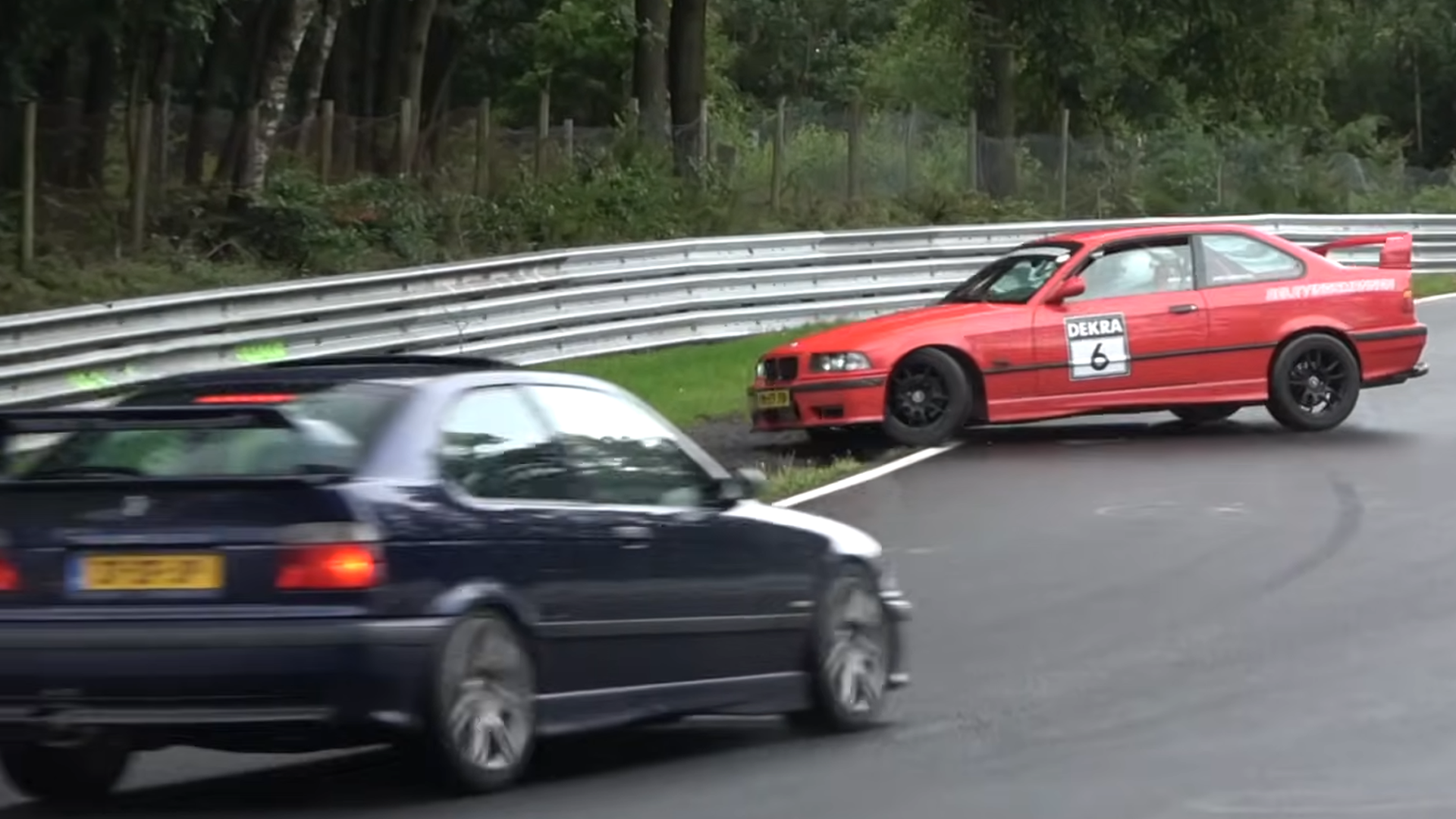 Extreme BMW driving skills and fails at Nordschleife