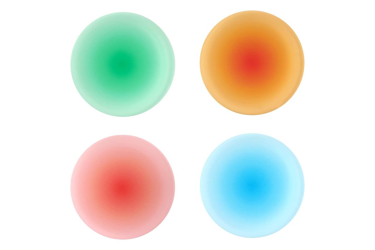 Drink Coasters Colorful Acrylic Coaster Set 4 Pcs