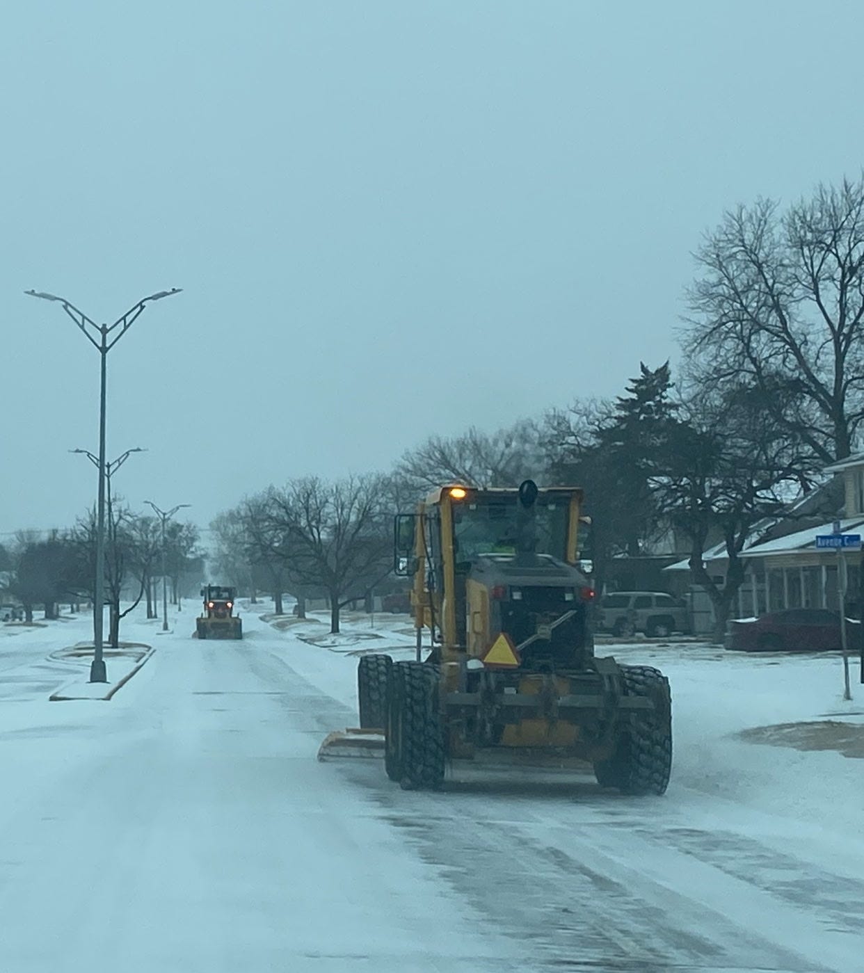 Updated, snow done in Wichita Falls, but more bitter cold to come