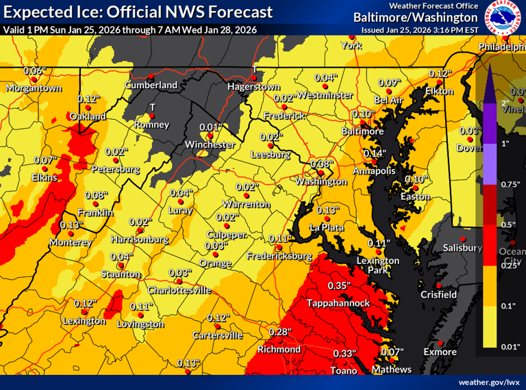 DC winter storm updates: Sleet and freezing rain come to an end as ...