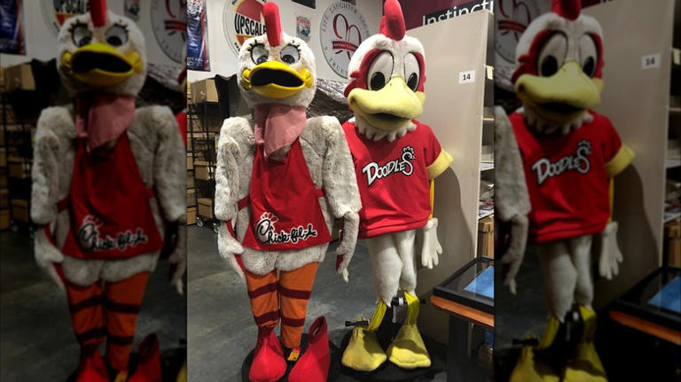 Chick-fil-A's mascot evolution from the 1970s to now