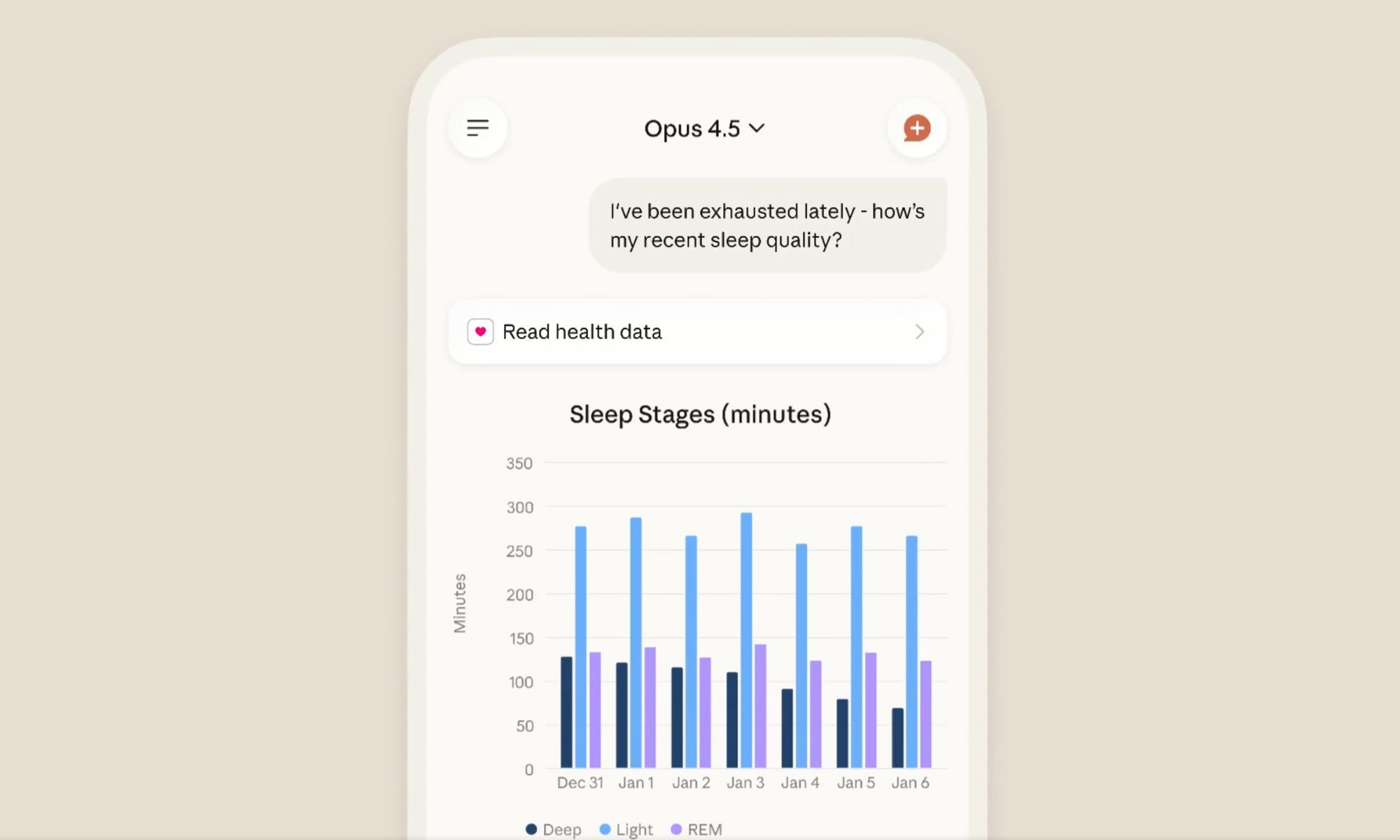 You can now connect Claude with Apple Health to get insights from your fitness data<br><br>