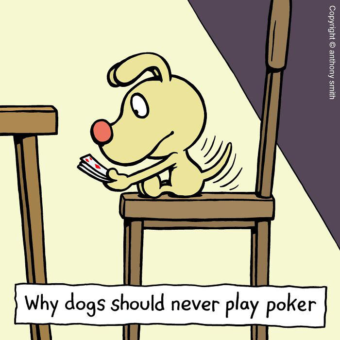 Artist makes 29 hilarious one-panel comics about a cute dog and his ...