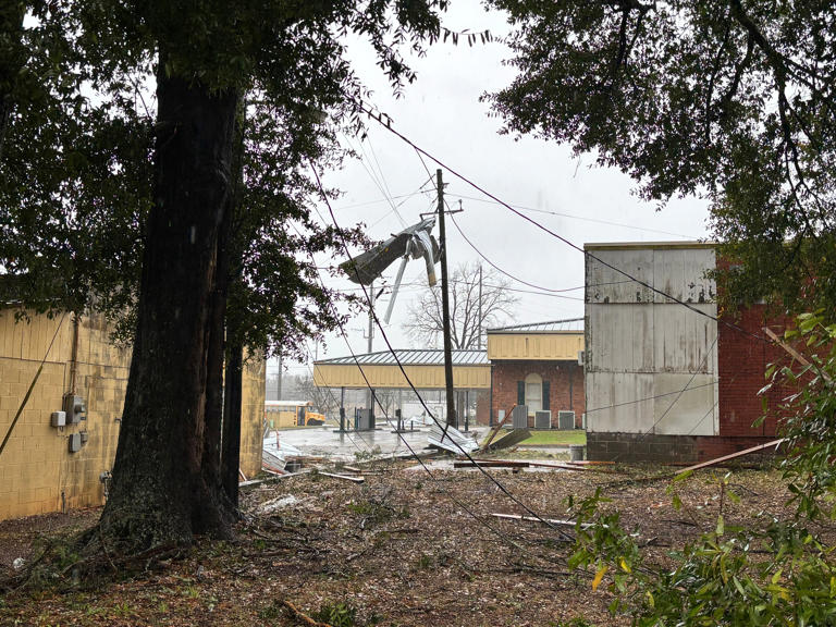 Apparent tornado strikes Geneva, other damage reported