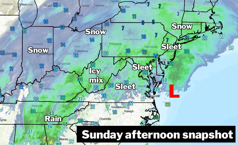 DC winter storm updates: Sleet and freezing rain come to an end as ...