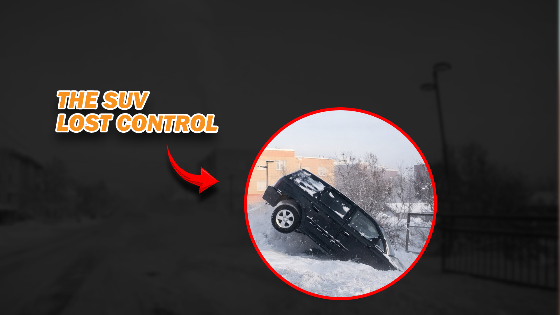 Car loses control and crashes into a ravine