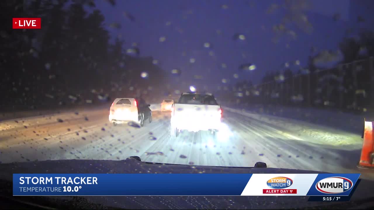 DOT: Road conditions deteriorate as heavy snow falls