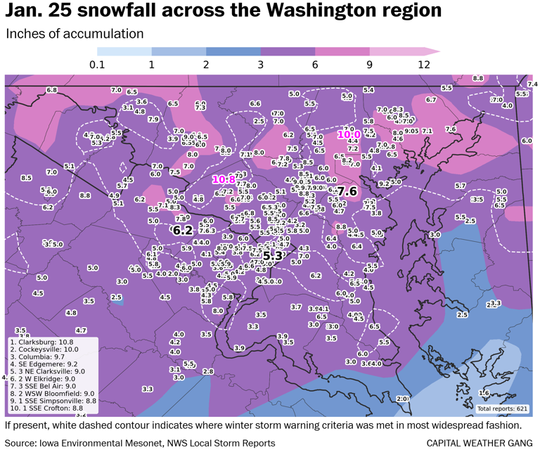 DC winter storm updates: Sleet and freezing rain come to an end as ...