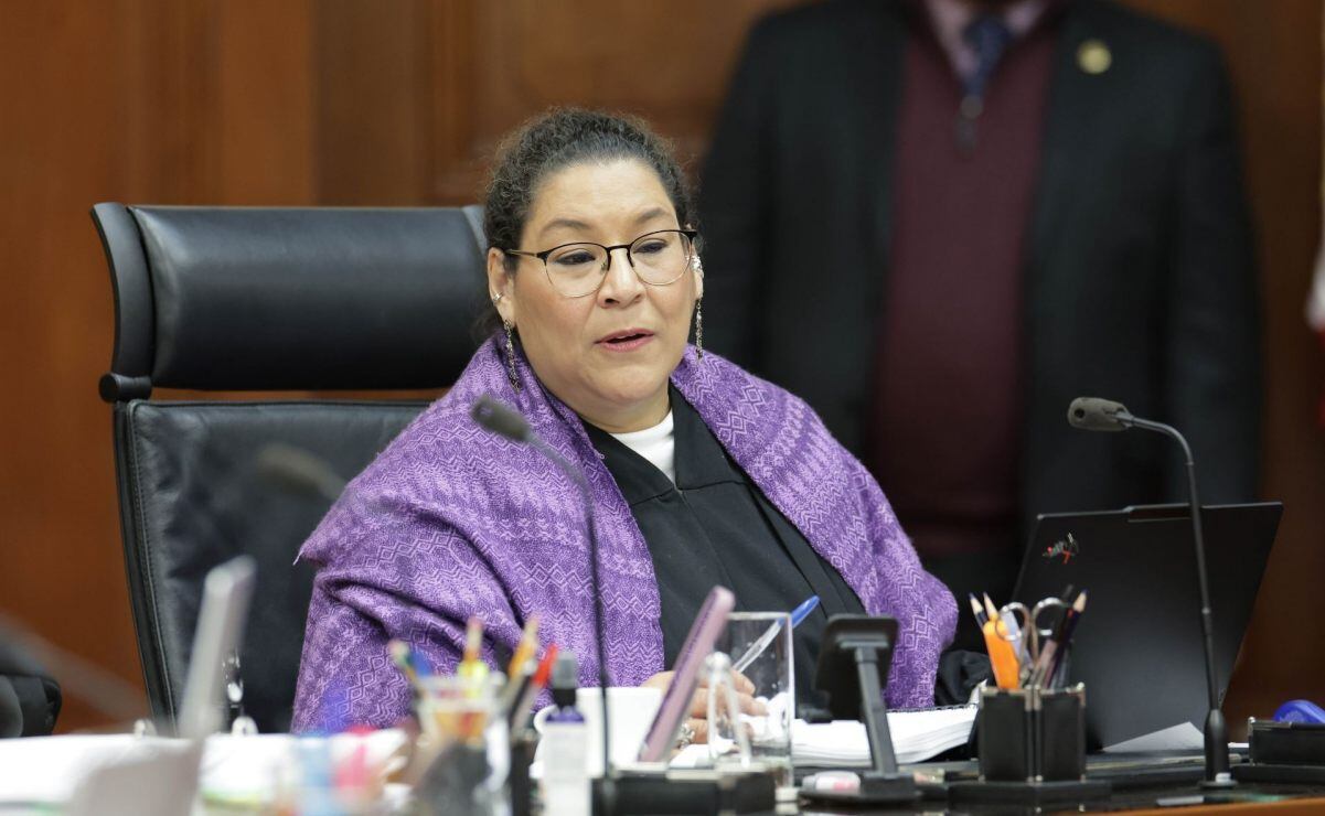 La ministra Lenia Batres durante la sesión de la Suprema Corte de Justicia de la Nación del pasado 13 de enero de 2026. Foto: SCJN/Cuartoscuro