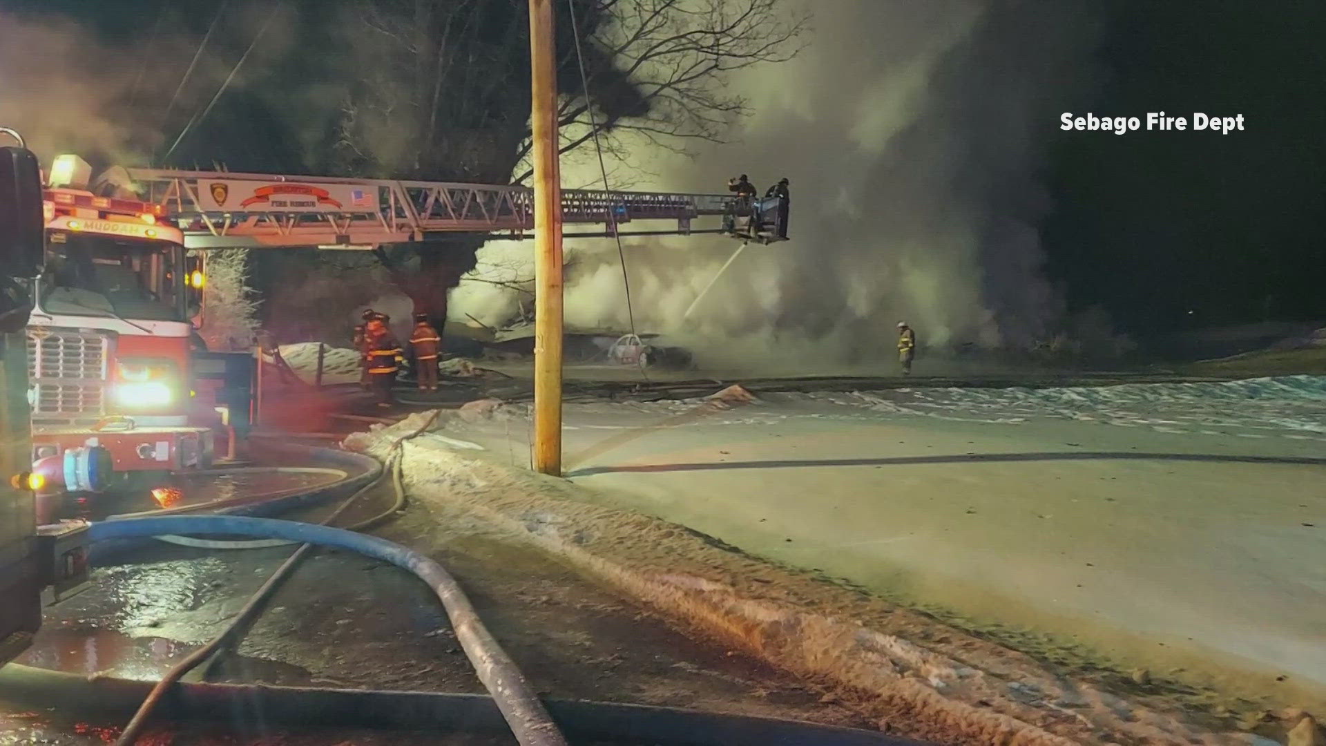 Bridgton home and farm considered total loss after large fire
