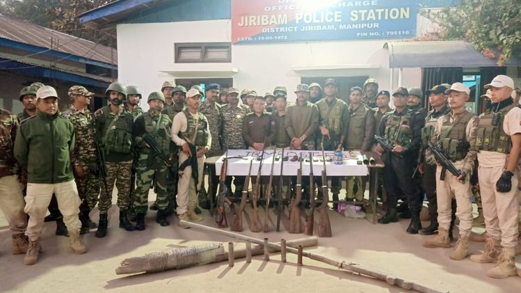Manipur security forces recover large cache of arms and explosives in ...
