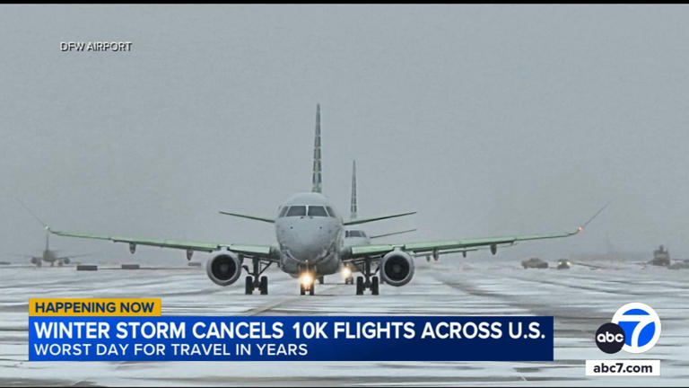 SoCal airports see canceled flights as major winter storm targets much ...