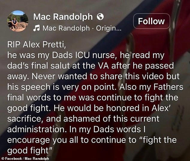 Minneapolis nurse Alex Pretti says 'freedom is not free' in resurfaced ...