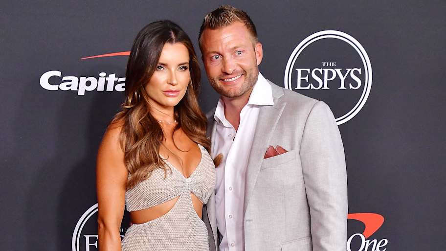 Sean McVay's Wife Veronika Causes Stir in First Appearance Since Baby ...