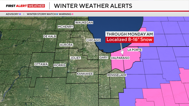 Cold weather advisory for -15 to -25 wind chills through Monday morning