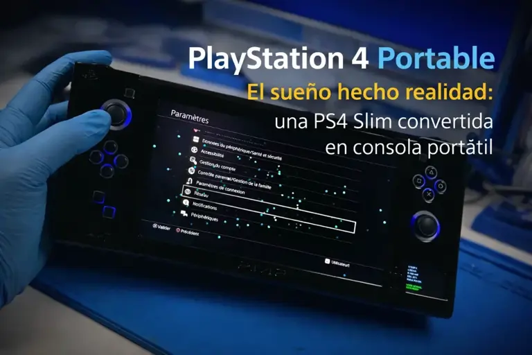 PS4 Slim portátil con pantalla OLED de 7 pulgadas: así es el mod que ...