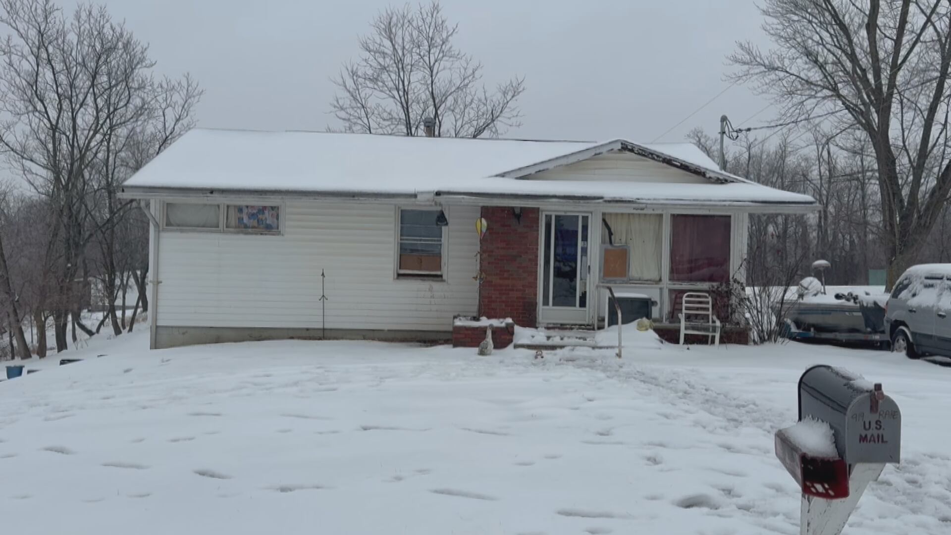 One man hospitalized after being stabbed in his home