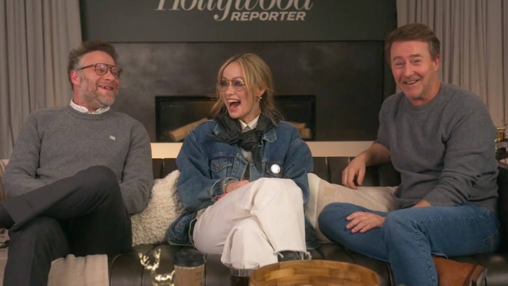 La directora de The Invite, Olivia Wilde, reacciona a la ovación de pie en Sundance | THR Studio en Park City
