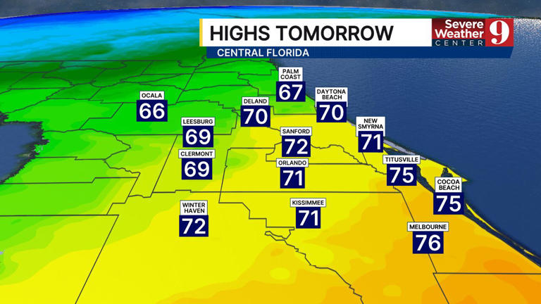 Cold front brings showers tonight, freeze possible by Tuesday morning