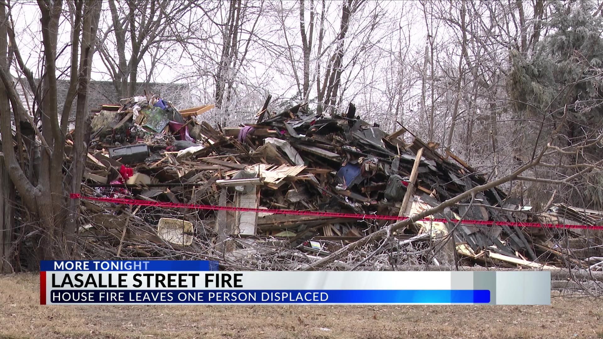LaSalle Street house fire leaves one person displaced