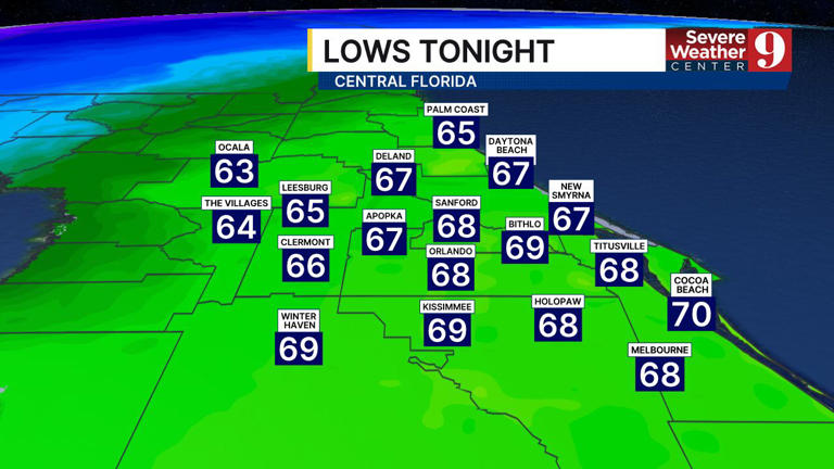 Cold front brings showers tonight, freeze possible by Tuesday morning