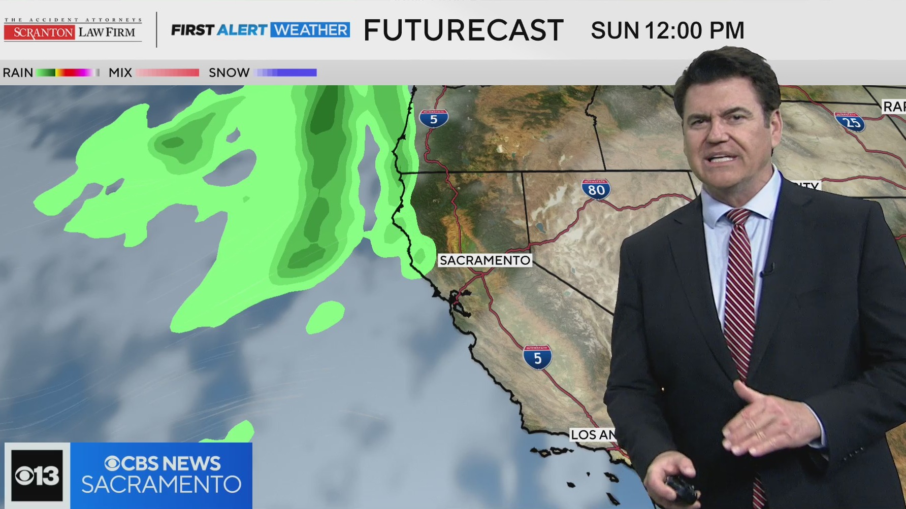 Sunday evening weather forecast - Jan. 25, 2026