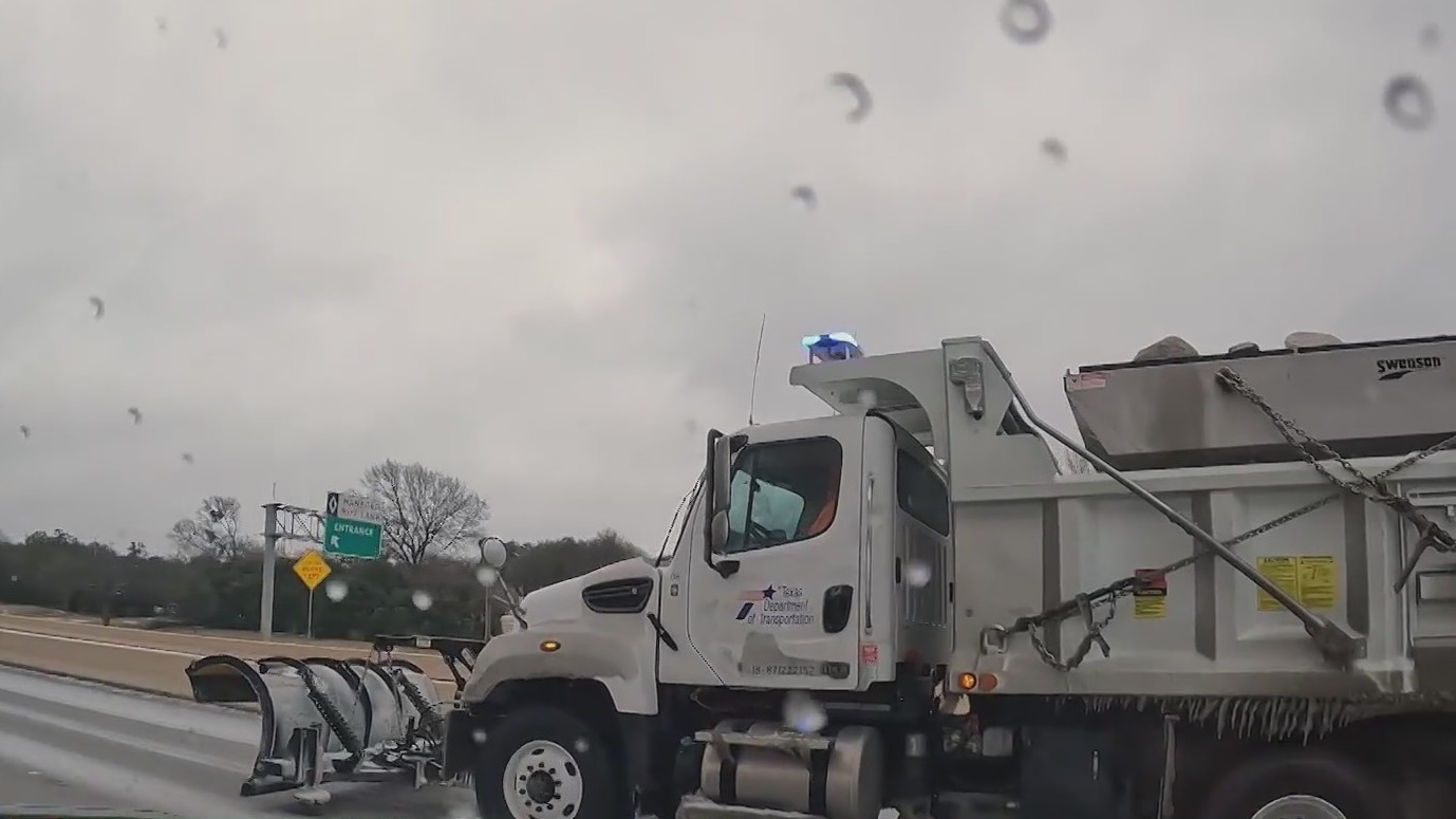 TXDOT crews out in force, continuing to treat roads