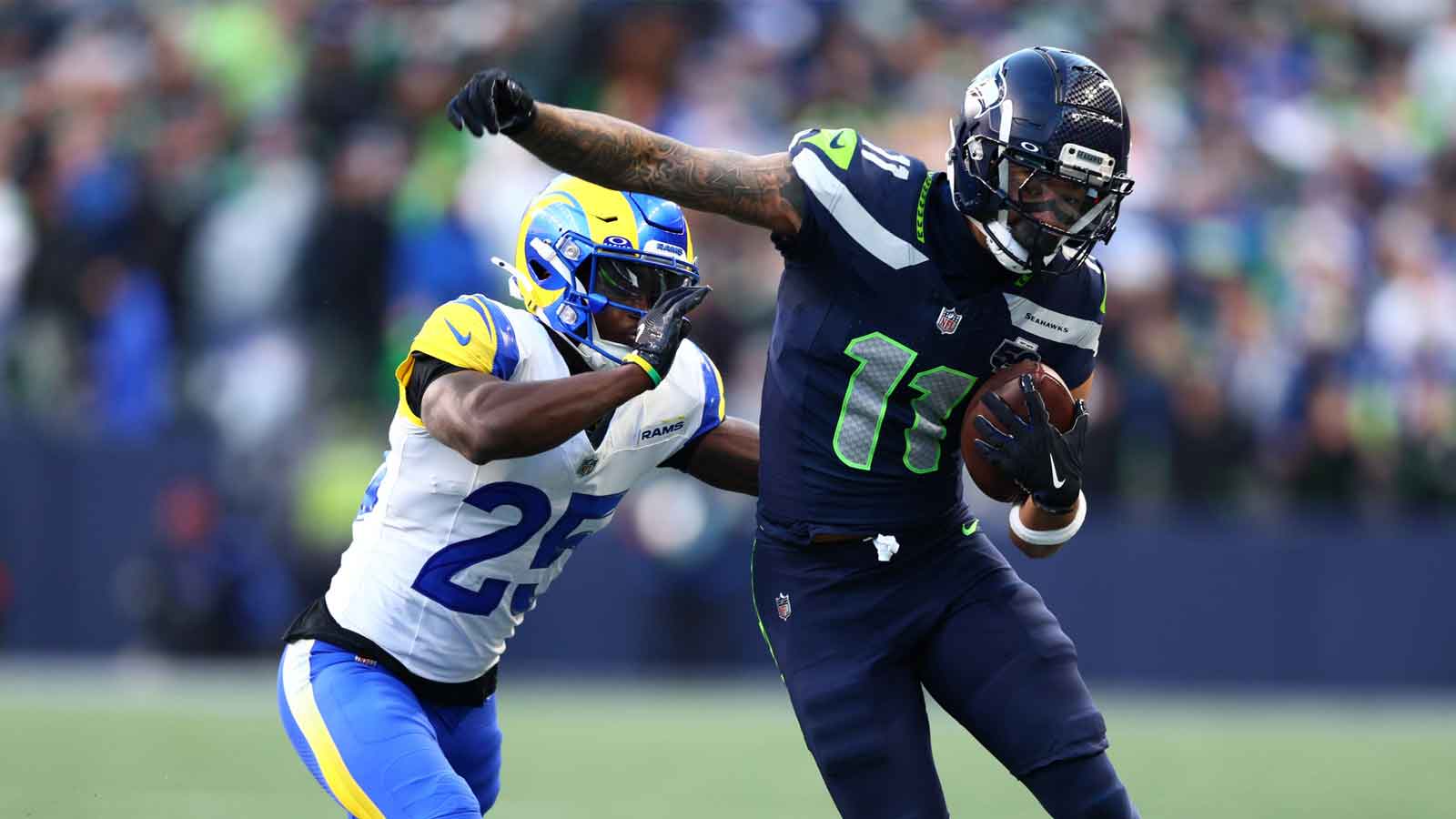 Seahawks WR Jaxon Smith-Njigba makes stunning 1-handed catch vs. Rams