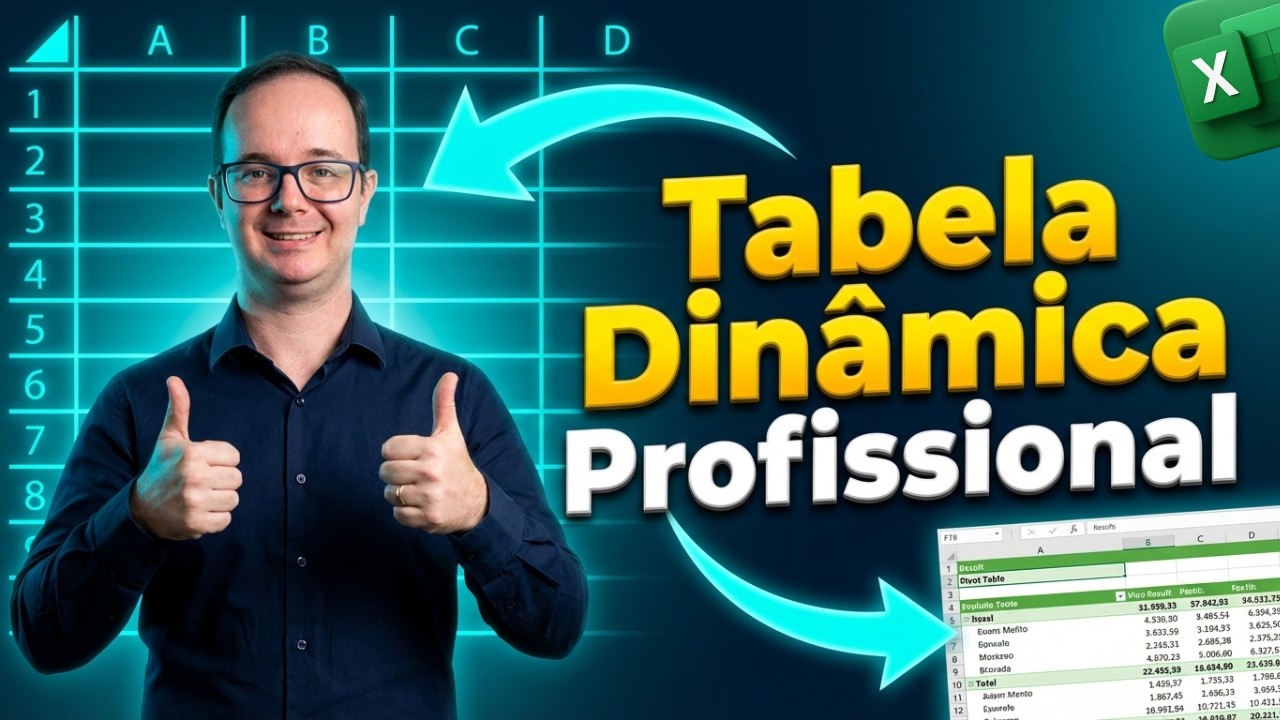 Tabela dinâmica no Excel: aprenda passo a passo do zero