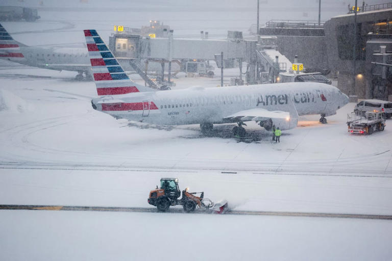 All the Heathrow flights cancelled as huge winter storm hits US