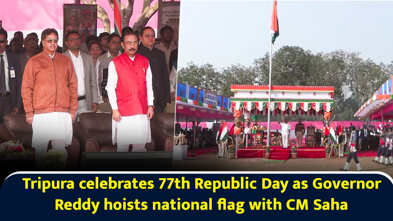 Tripura celebrates 77th Republic Day as Governor Reddy hoists national ...
