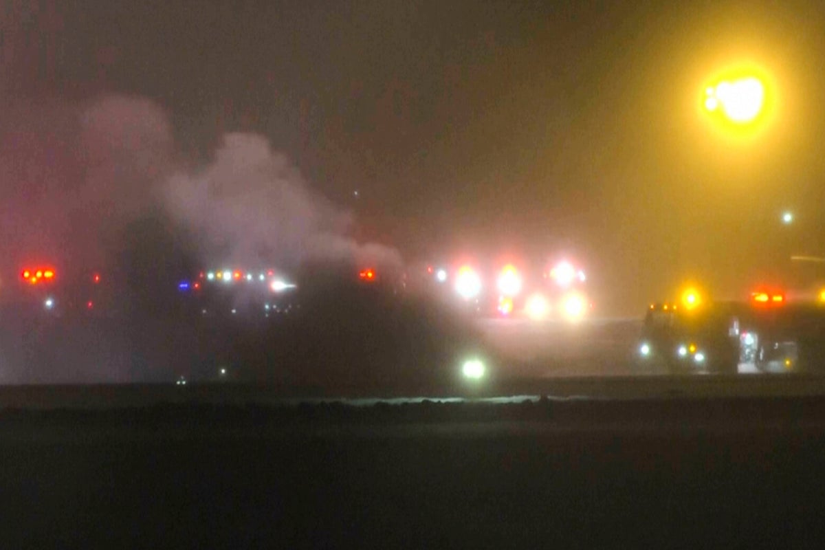 Private jet carrying 8 people crashes at Maine airport amid snowstorm<br><br>