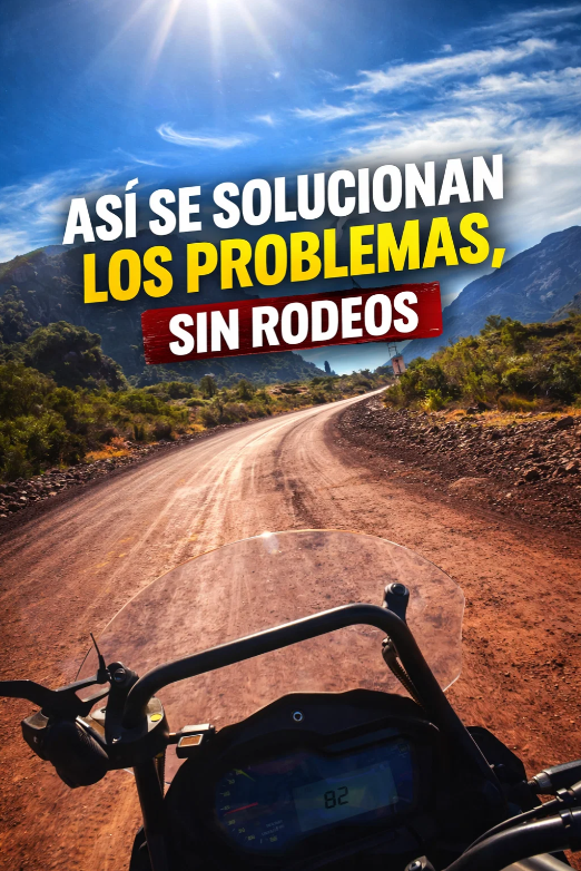 Así se solucionan los problemas, sin rodeos