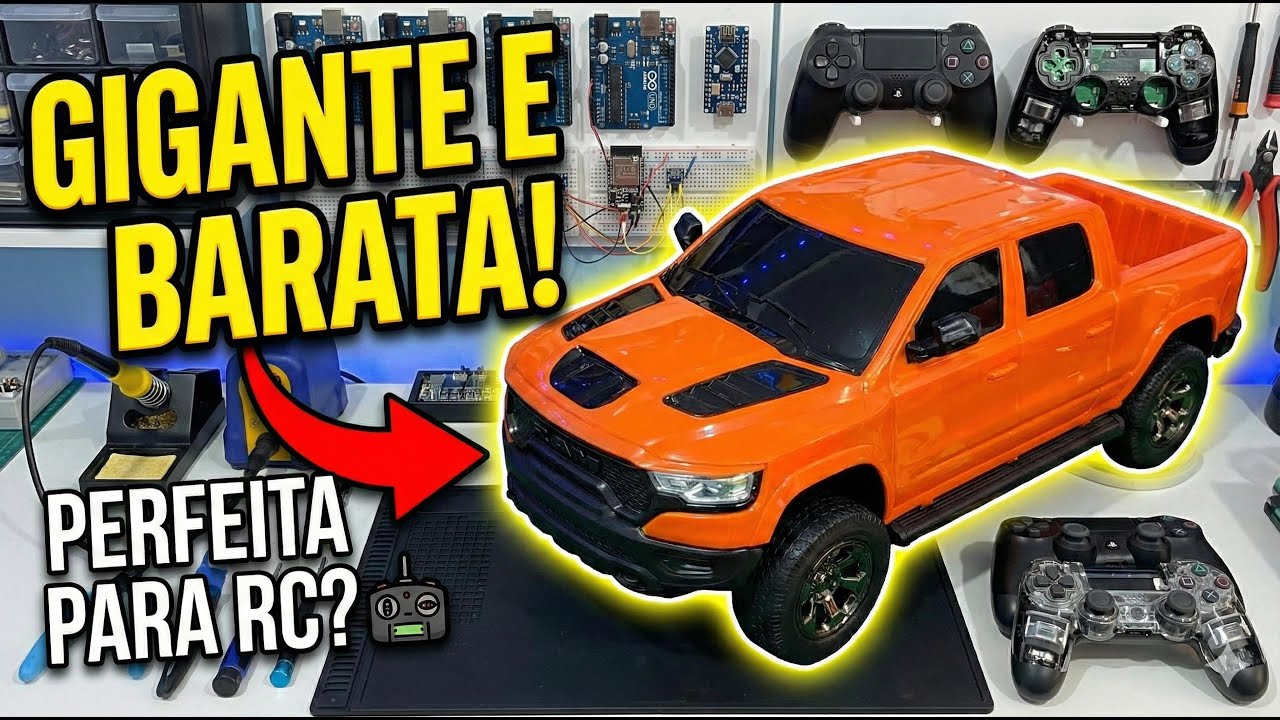 Mini RAM 1500 da Shopee: gigante, barata e perfeita para RC?