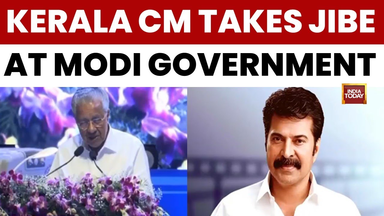 Pinarayi Vijayan slams Centre over delay in conferring Padma Bhushan on Mammootty<br>