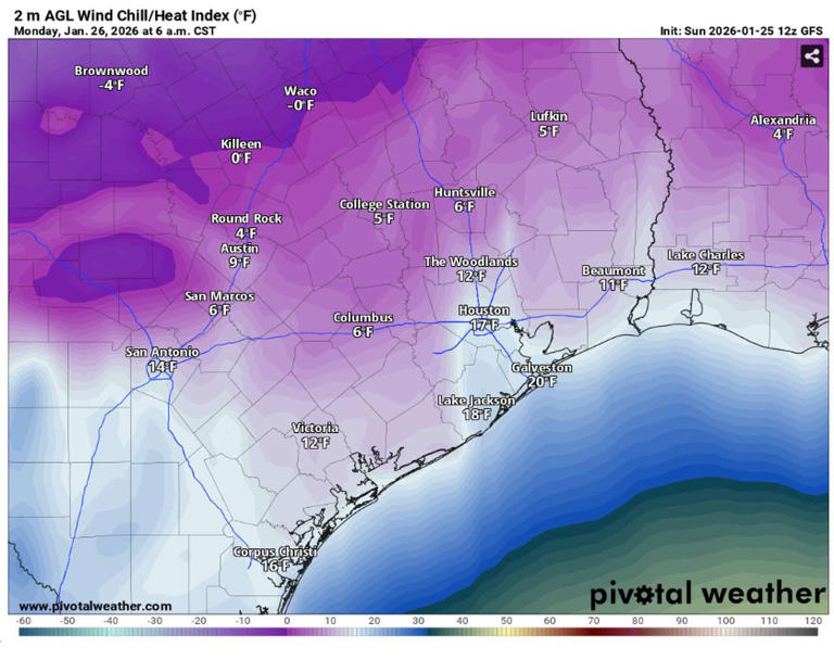 Colder air saved Austin from destructive ice buildup but freezing temps ...