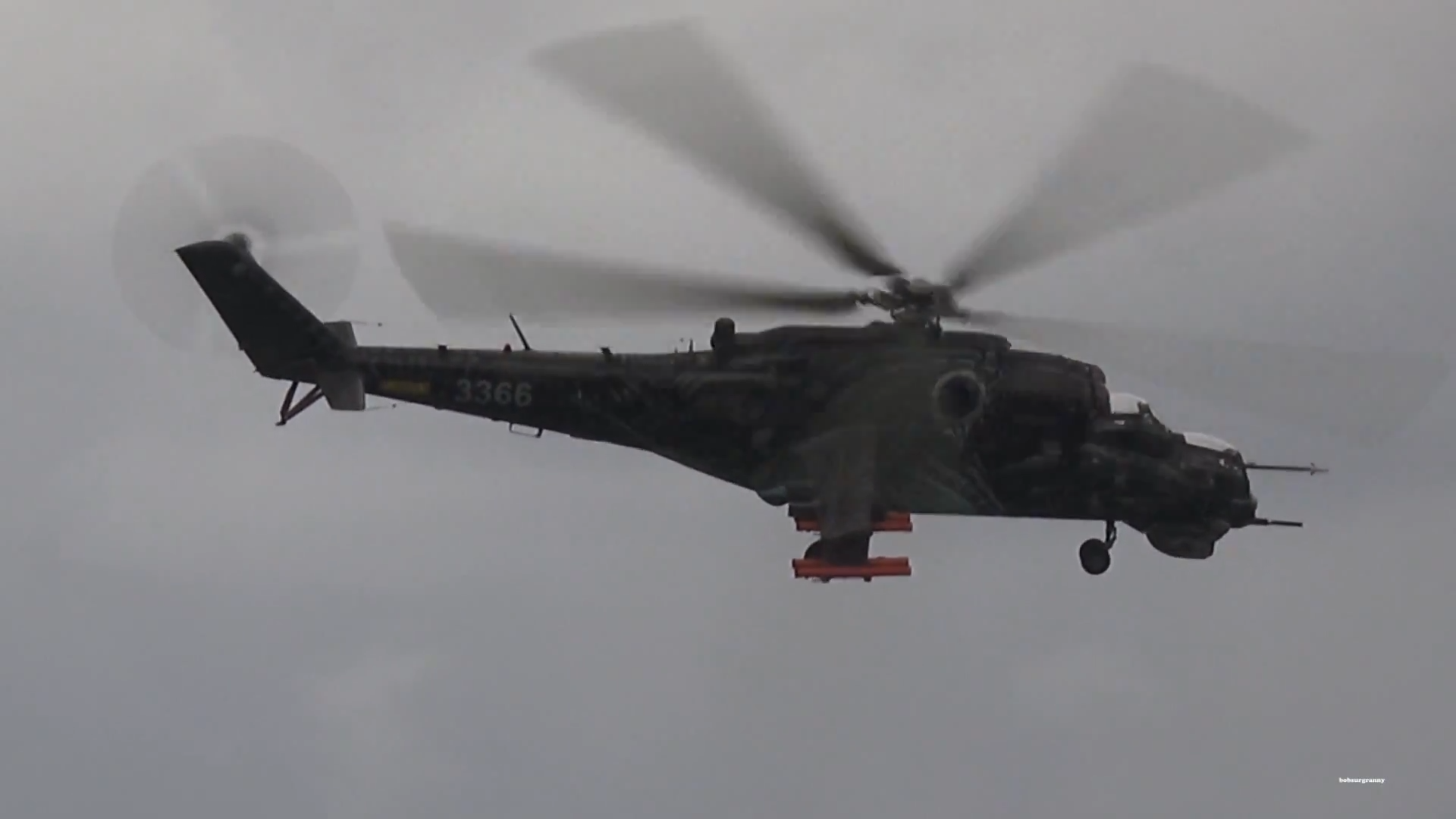 The attack helicopter that earned the name 'Alien Tiger'