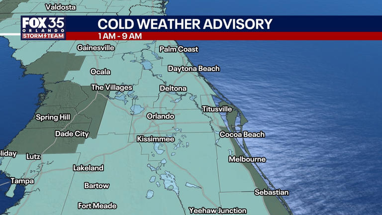 Orlando weather: Colder temperatures returning to Central Florida