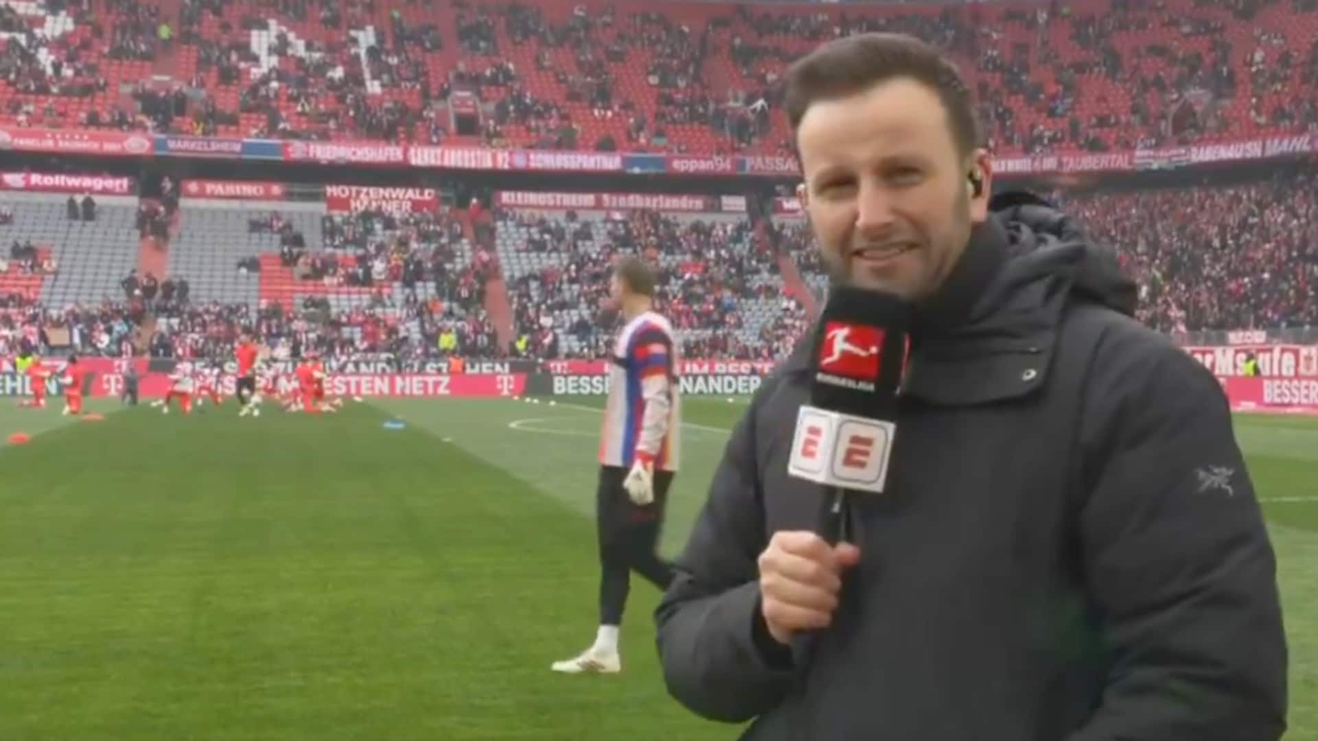Reporter staunt über Manuel Neuers Ballannahme vor Augsburg-Pleite