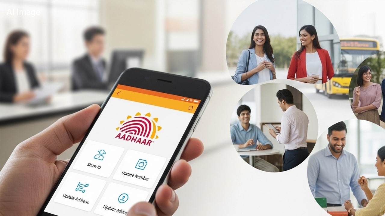 New Aadhaar App: अब आधार की फोटोकॉपी ले जाने की झंझट खत्म, घर बैठे नंबर–एड्रेस अपडेट